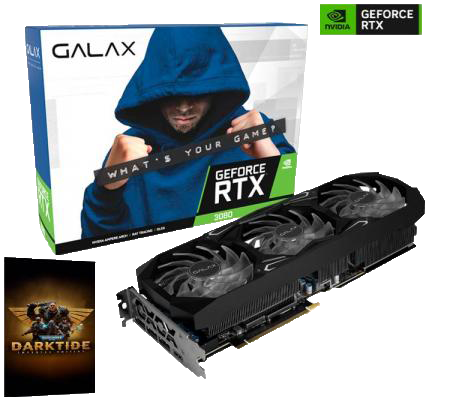 Placa de Video GALAX GeForce RTX 3080 10GB GDDR6X SG LHR